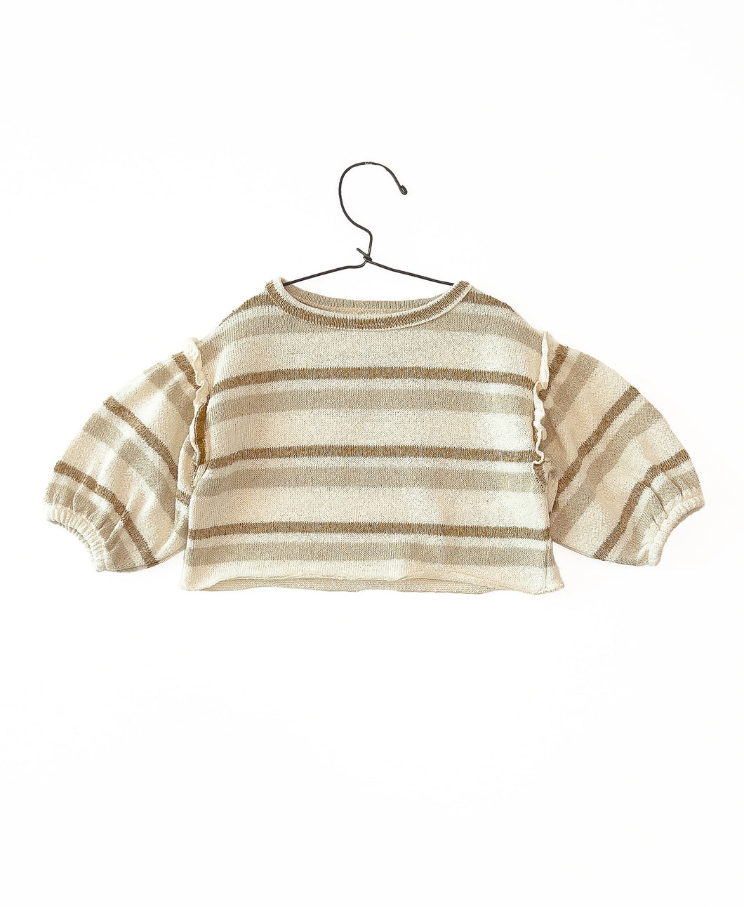 Play Up Striped Jersey Sweater Crochet
