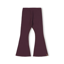 Afbeelding in Gallery-weergave laden, Nixnut Basic Flared Pants Bordeaux SALE -50%
