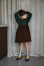 Afbeelding in Gallery-weergave laden, Vega Basics Corduroy Dress Dark Brown
