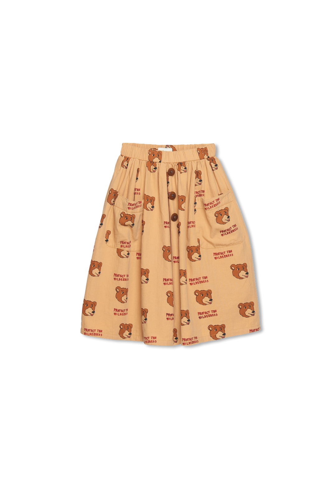 Wander & Wonder Two Pocket Skirt Honey Bear