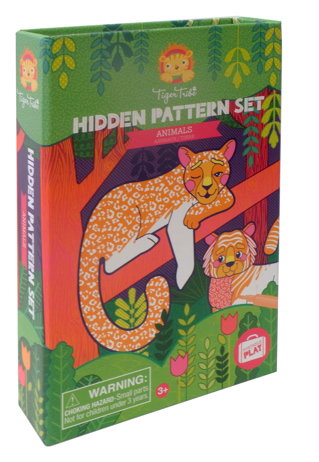 Tiger Tribe Hidden Pattern Set Animals (kleurset)