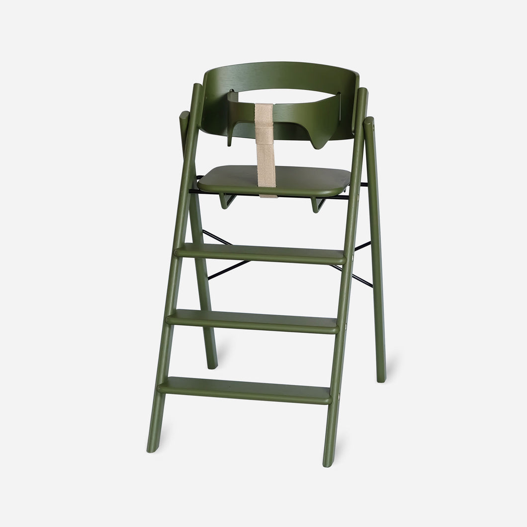 Kaos Klapp High Chair Oak incl safety rail, meerdere kleuren